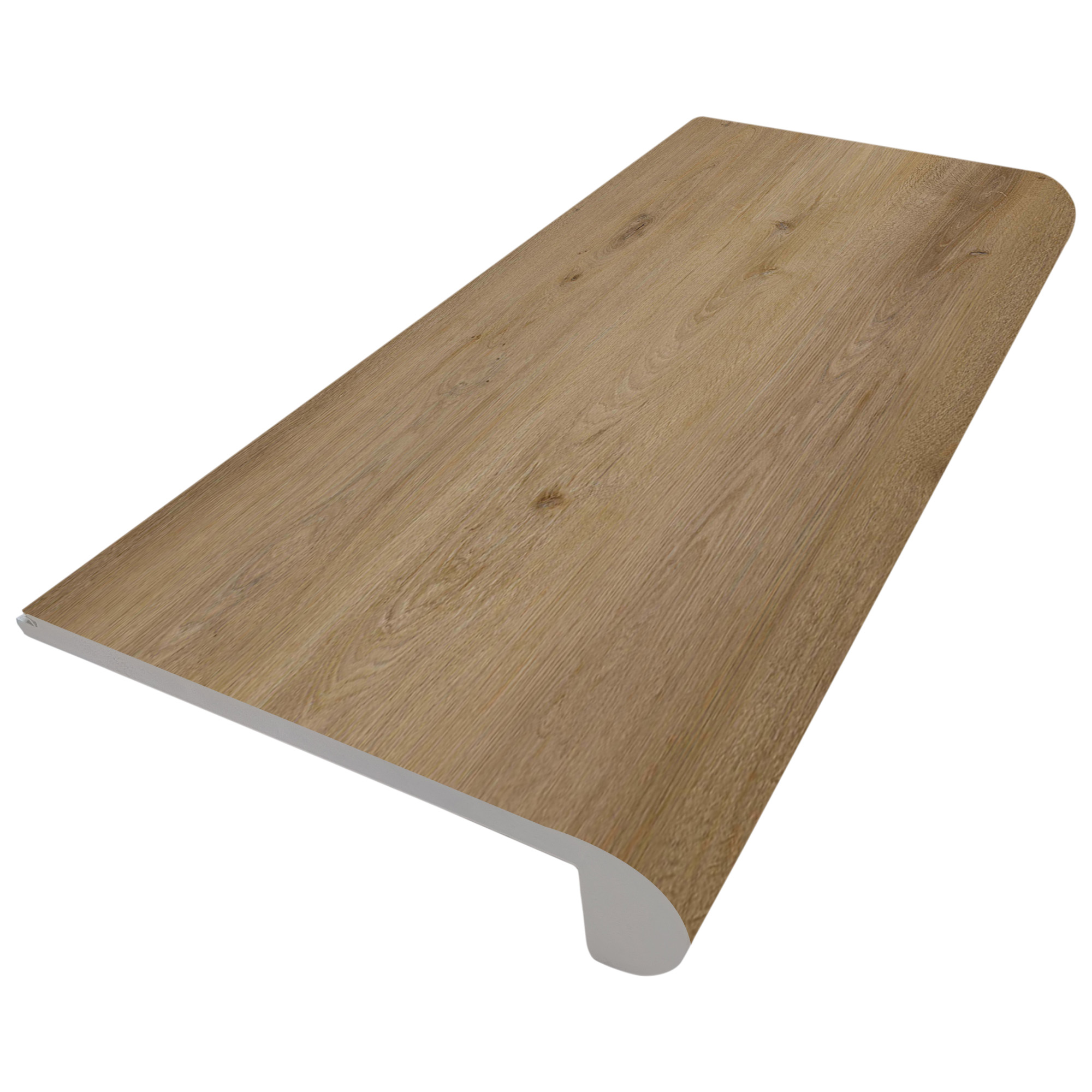 Lone Star Spirit Series LI-TS102-S, Flush Stair Nose, 94-1/2 in L, 4.34 in W, 0.2 in Thick, Toffeenut